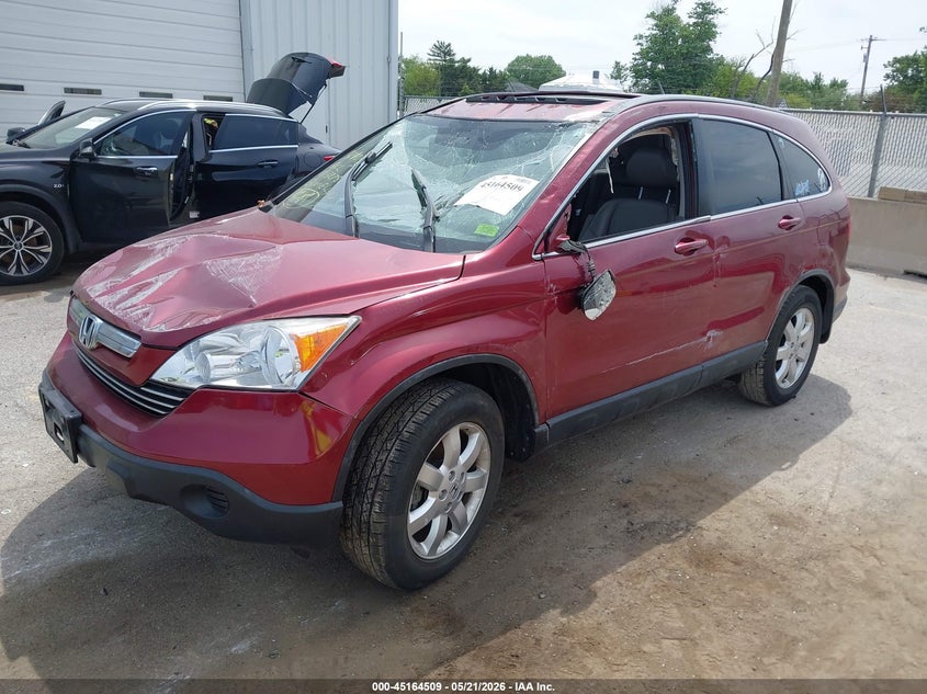 2007 Honda Cr-v VIN JHLRE387X7C013278 IAAI salvage auction — ROLLOVER, Salvage (Illinois), sold $700 on 2026-07-07 (photo 2)