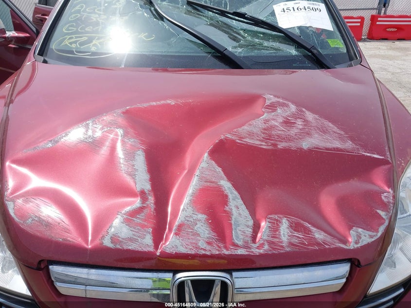 2007 Honda Cr-v VIN JHLRE387X7C013278 IAAI salvage auction — ROLLOVER, Salvage (Illinois), sold $700 on 2026-07-07 (photo 6)