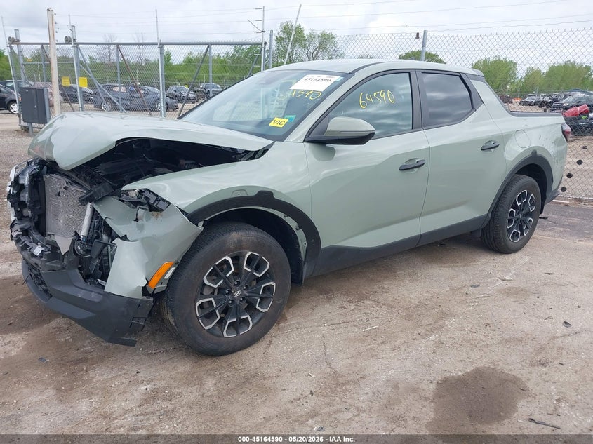 2022 Hyundai Santa cruz VIN 5NTJBDAE8NH038071 IAAI salvage auction — FRONT END, Salvage (Wisconsin), sold $4,800 on 2026-07-09 (photo 2)