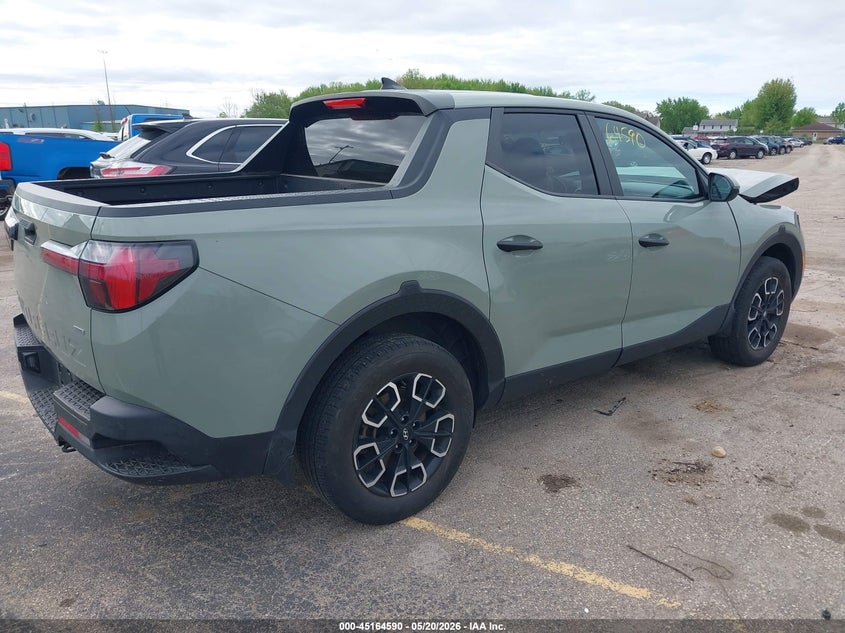 2022 Hyundai Santa cruz VIN 5NTJBDAE8NH038071 IAAI salvage auction — FRONT END, Salvage (Wisconsin), sold $4,800 on 2026-07-09 (photo 4)