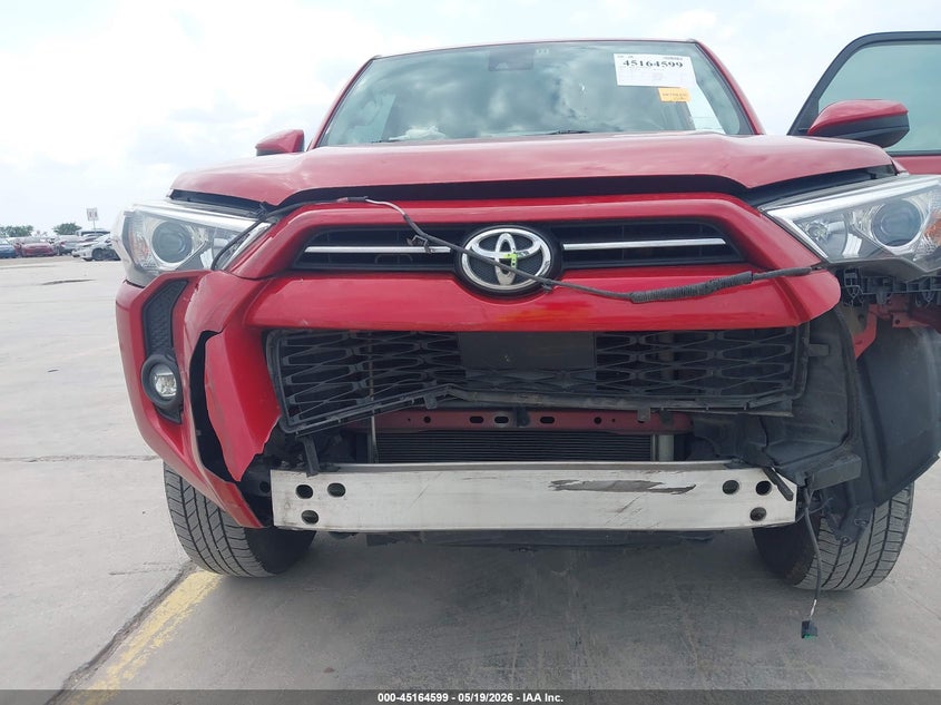 2022 Toyota 4runner VIN JTEEU5JR8N5255327 IAAI salvage auction — FRONT END, Original (Texas), sold $10,100 on 2026-07-29 (photo 6)