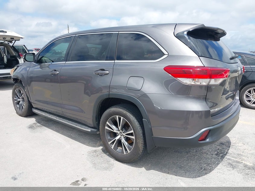2017 Toyota Highlander VIN 5TDZZRFH3HS205898 IAAI salvage auction — FRONT END, Original (Texas), sold $5,450 on 2026-07-30 (photo 3)