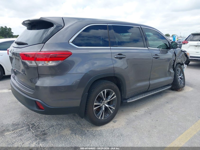 2017 Toyota Highlander VIN 5TDZZRFH3HS205898 IAAI salvage auction — FRONT END, Original (Texas), sold $5,450 on 2026-07-30 (photo 4)
