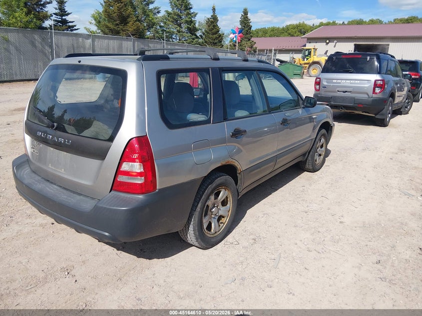 2005 Subaru Forester VIN JF1SG63615H749217 IAAI salvage auction — HAIL, Junk Bill Of Sale Mv2459 (Wisconsin), sold $25 on 2026-07-22 (photo 4)