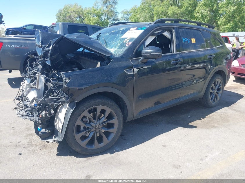2022 Kia Sorento VIN 5XYRKDLF1NG109030 IAAI salvage auction — FRONT END, Salvage (Wyoming), sold $2,600 on 2026-07-30 (photo 2)