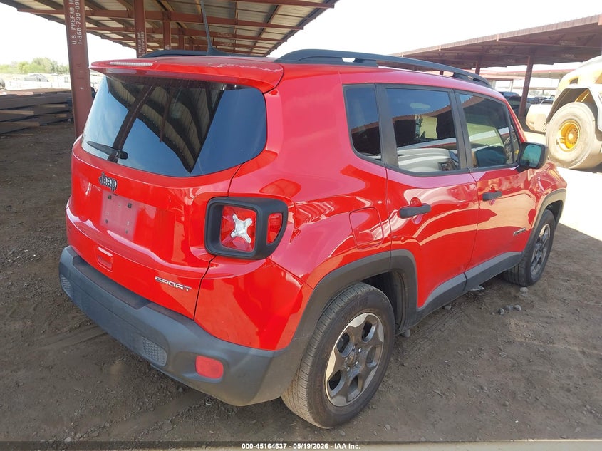 2018 Jeep Renegade VIN ZACCJAAB6JPG69918 IAAI salvage auction — ENGINE DAMAGE, Wait Title, sold $425 on 2026-08-18 (photo 4)
