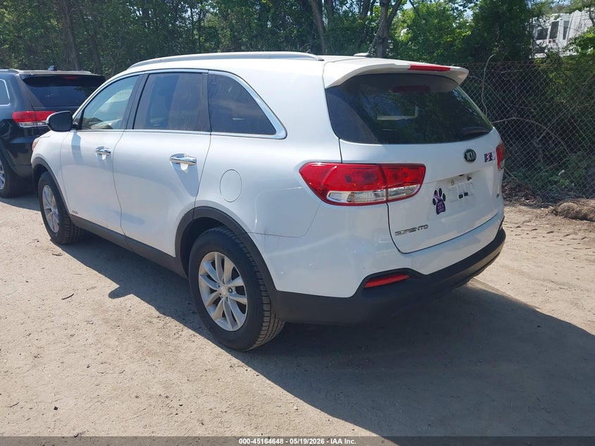 2017 Kia Sorento VIN 5XYPGDA32HG303782 IAAI salvage auction — FRONT & REAR, Salvage (Rhode Island), sold $2,250 on 2026-07-07 (photo 3)