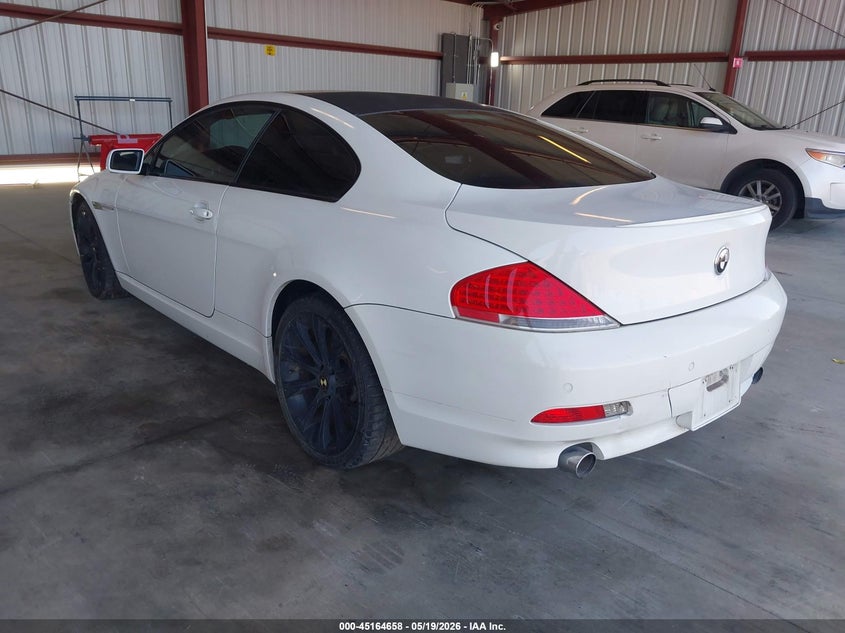 2005 BMW 6 series VIN WBAEH734X5B192686 IAAI salvage auction — NORMAL WEAR, Clear - Dealer Only (California), sold $650 on 2026-07-07 (photo 3)
