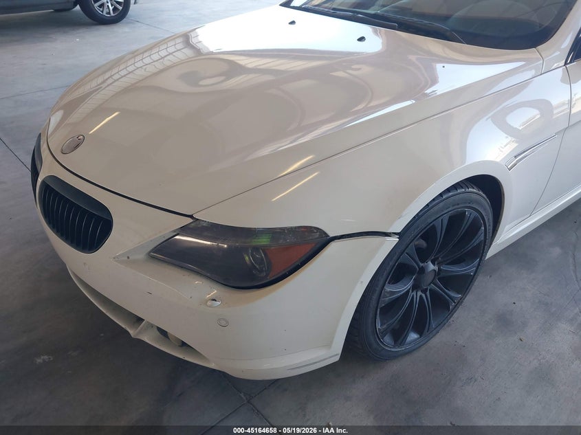 2005 BMW 6 series VIN WBAEH734X5B192686 IAAI salvage auction — NORMAL WEAR, Clear - Dealer Only (California), sold $650 on 2026-07-07 (photo 6)