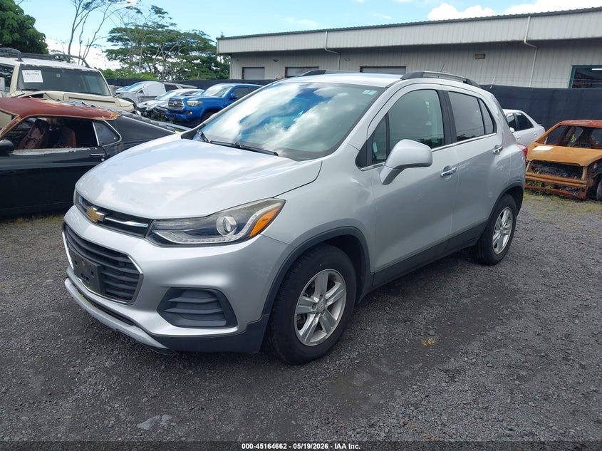 2018 Chevrolet Trax VIN KL7CJLSB3JB577327 IAAI salvage auction — FRONT & REAR, Clear (Hawaii), sold $1,050 on 2026-07-21 (photo 2)