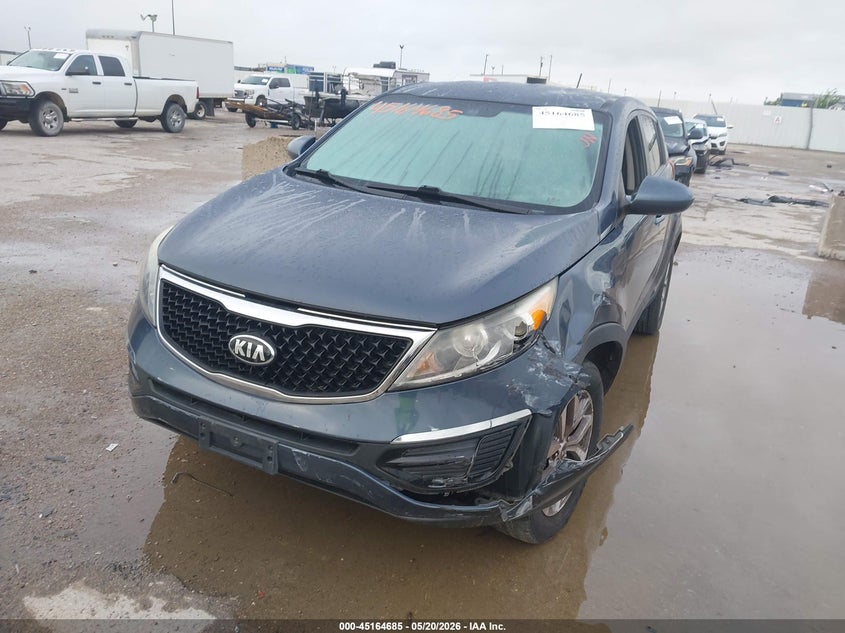 2015 Kia Sportage VIN KNDPB3AC8F7757764 IAAI salvage auction — FRAME DAMAGE, Salvage (Texas), sold $1,650 on 2026-07-15 (photo 6)