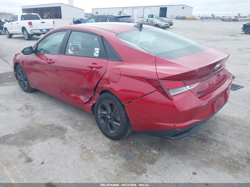 2022 Hyundai Elantra VIN KMHLM4AG2NU334577 IAAI salvage auction — LEFT SIDE, Salvage (Iowa), sold $4,500 on 2026-07-28 (photo 3)