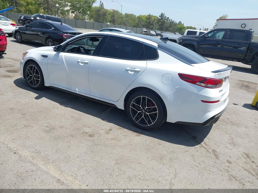 2020 Kia Optima VIN 5XXGW4L28LG408816 IAAI salvage auction — RIGHT FRONT, Salvage (California), sold $3,550 on 2026-07-27 (photo 3)