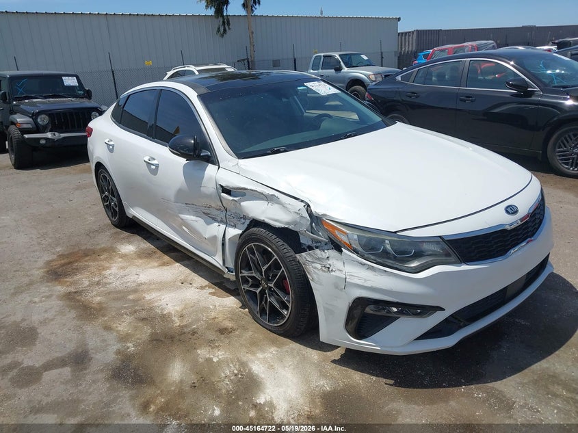 2020 Kia Optima VIN 5XXGW4L28LG408816 IAAI salvage auction — RIGHT FRONT, Salvage (California), sold $3,550 on 2026-07-27 (photo 6)