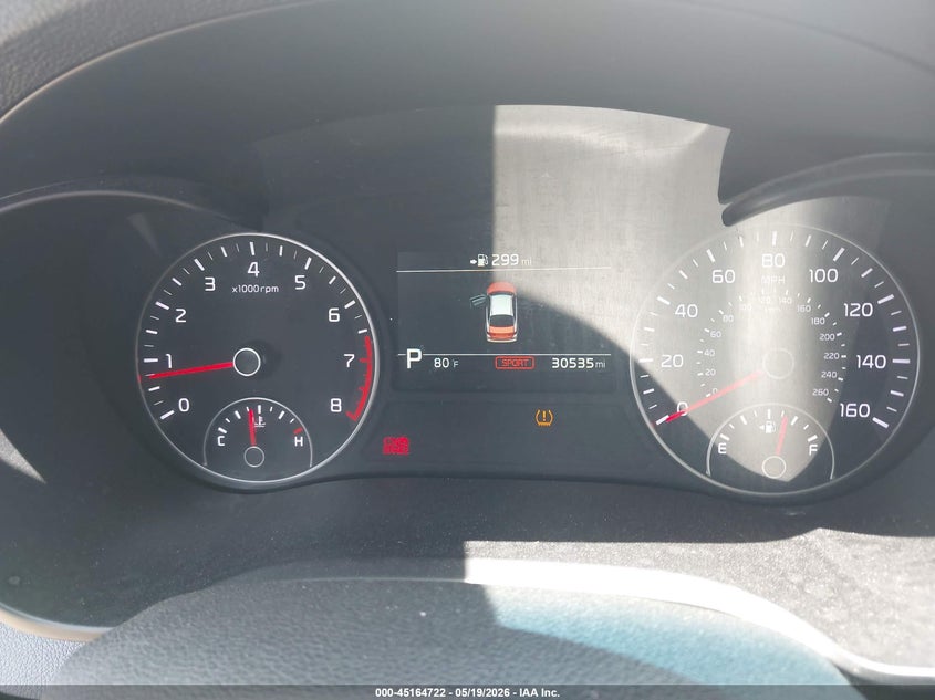 2020 Kia Optima VIN 5XXGW4L28LG408816 IAAI salvage auction — RIGHT FRONT, Salvage (California), sold $3,550 on 2026-07-27 (photo 7)