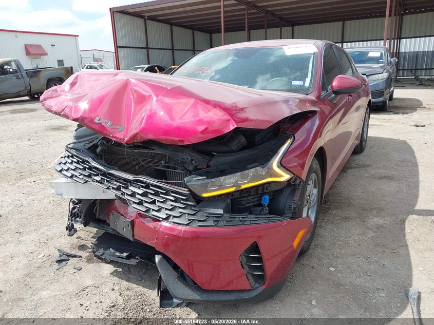 2022 Kia K5 VIN 5XXG14J27NG120256 IAAI salvage auction — FRONT END, Salvage (Texas), sold $1,925 on 2026-07-21 (photo 2)
