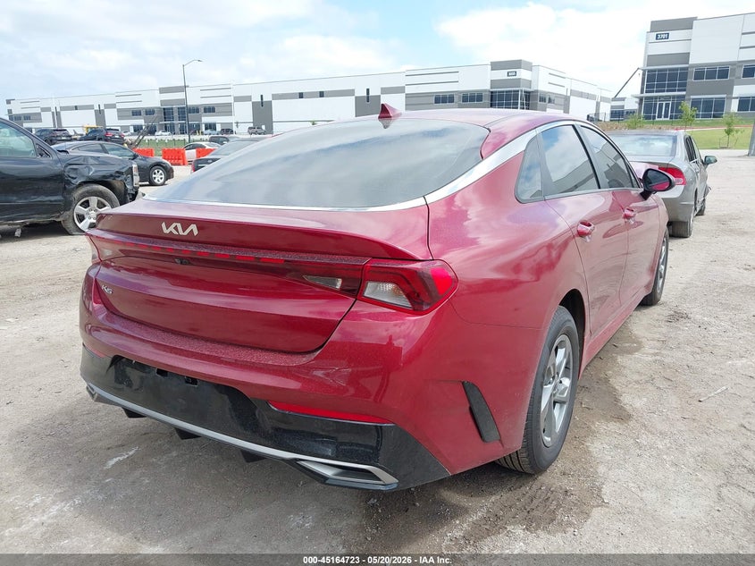 2022 Kia K5 VIN 5XXG14J27NG120256 IAAI salvage auction — FRONT END, Salvage (Texas), sold $1,925 on 2026-07-21 (photo 4)