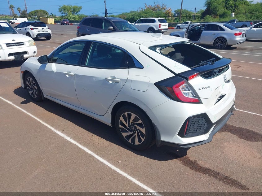 2018 Honda Civic VIN SHHFK7H2XJU410163 IAAI salvage auction — REAR END, Bill Of Sale (Hawaii), sold $725 on 2026-07-21 (photo 3)
