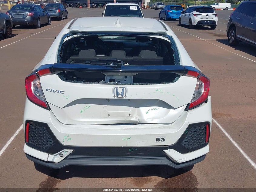 2018 Honda Civic VIN SHHFK7H2XJU410163 IAAI salvage auction — REAR END, Bill Of Sale (Hawaii), sold $725 on 2026-07-21 (photo 6)