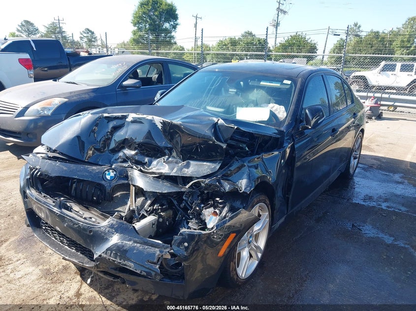 2015 BMW 3er VIN WBA3A9C51FKW74738 IAAI salvage auction — FRONT END, Salvage (North Carolina), sold $1,575 on 2026-08-20 (photo 2)