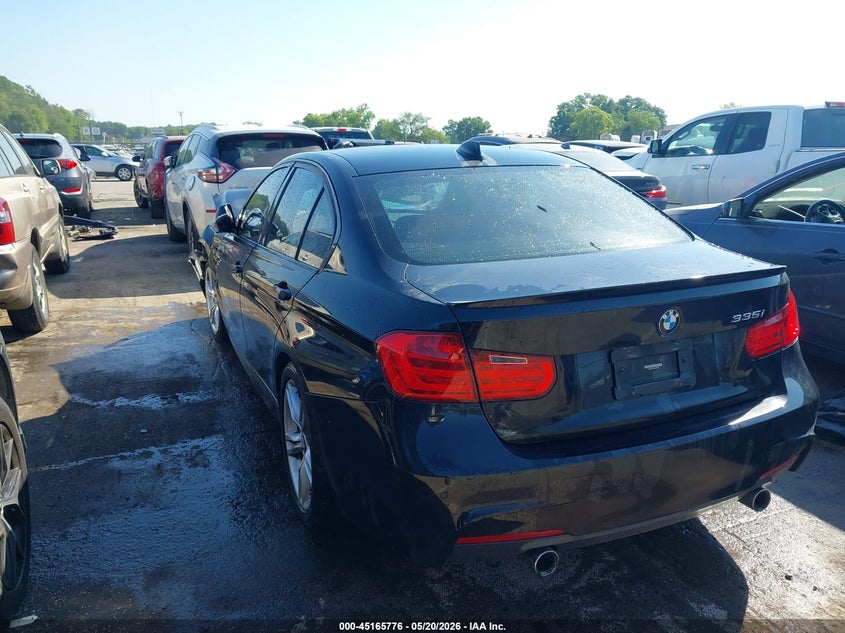 2015 BMW 3er VIN WBA3A9C51FKW74738 IAAI salvage auction — FRONT END, Salvage (North Carolina), sold $1,575 on 2026-08-20 (photo 3)