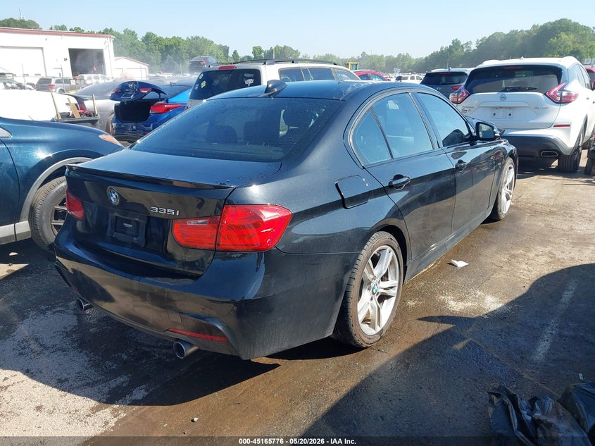 2015 BMW 3er VIN WBA3A9C51FKW74738 IAAI salvage auction — FRONT END, Salvage (North Carolina), sold $1,575 on 2026-08-20 (photo 4)
