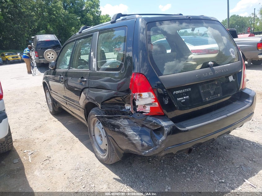 2005 Subaru Forester VIN JF1SG65665H704884 IAAI salvage auction — LEFT REAR, Clear (Kansas), sold $500 on 2026-07-22 (photo 3)