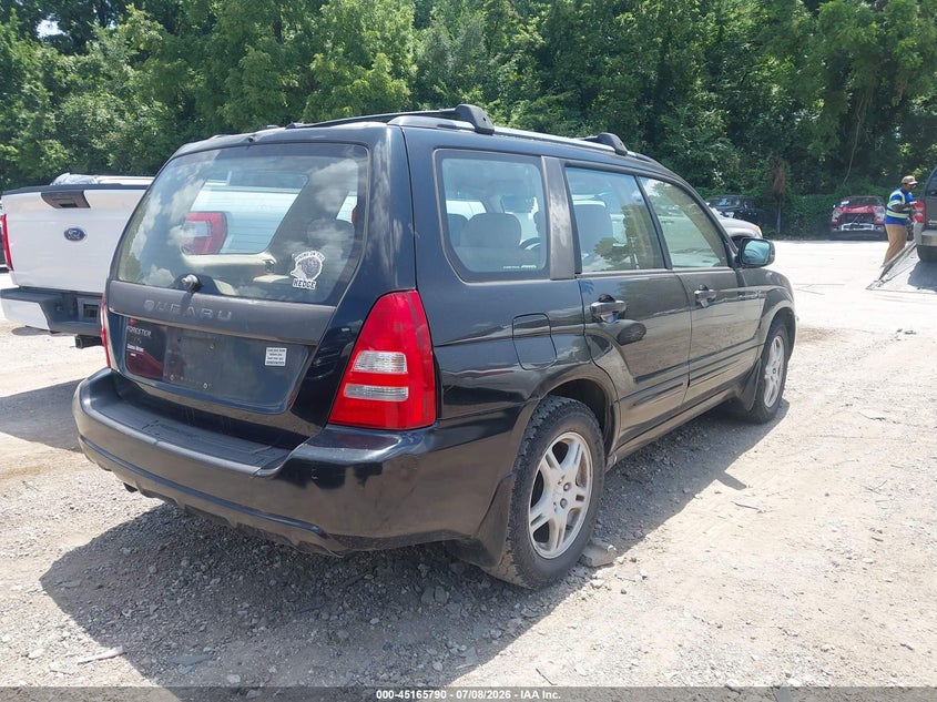 2005 Subaru Forester VIN JF1SG65665H704884 IAAI salvage auction — LEFT REAR, Clear (Kansas), sold $500 on 2026-07-22 (photo 4)