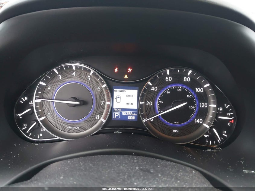 2017 Infiniti Qx80 VIN JN8AZ2NE2H9156756 IAAI salvage auction — HAIL, Clear (Missouri), sold $8,700 on 2026-08-10 (photo 7)
