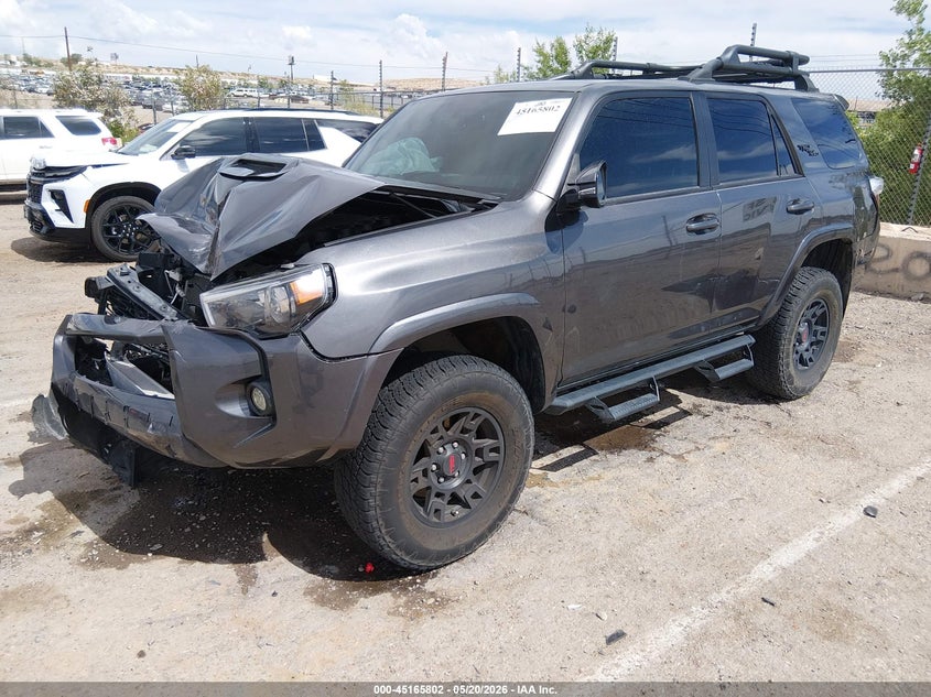 2019 Toyota 4runner VIN JTEBU5JR2K5665328 IAAI salvage auction — FRONT END, Salvage (New Mexico), sold $8,875 on 2026-07-06 (photo 2)
