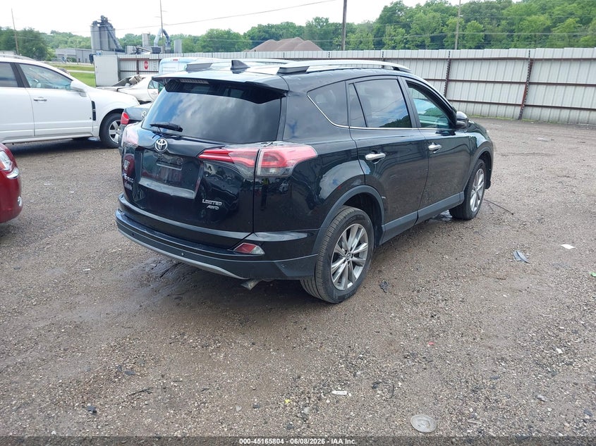 2017 Toyota Rav 4 VIN 2T3DFREV0HW619391 IAAI salvage auction — HAIL, Salvage Title, sold $6,300 on 2026-07-29 (photo 4)