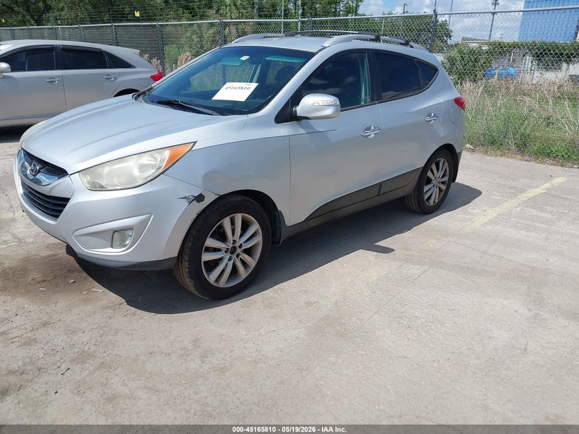 2012 Hyundai Tucson VIN KM8JU3AC9CU404054 IAAI salvage auction — LEFT FRONT, Clear (Florida), sold $1,125 on 2026-07-15 (photo 2)