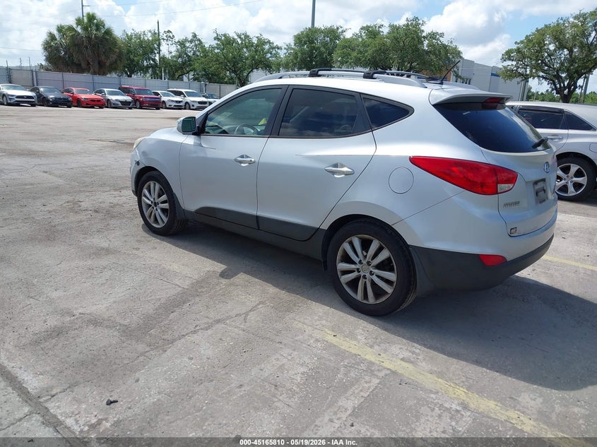 2012 Hyundai Tucson VIN KM8JU3AC9CU404054 IAAI salvage auction — LEFT FRONT, Clear (Florida), sold $1,125 on 2026-07-15 (photo 3)