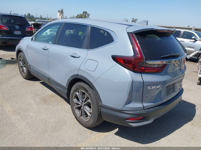 2021 Honda Cr-v VIN 5J6RW1H56MA013437 IAAI salvage auction — RIGHT SIDE, Salvage (California), sold $8,200 on 2026-07-29 (photo 3)