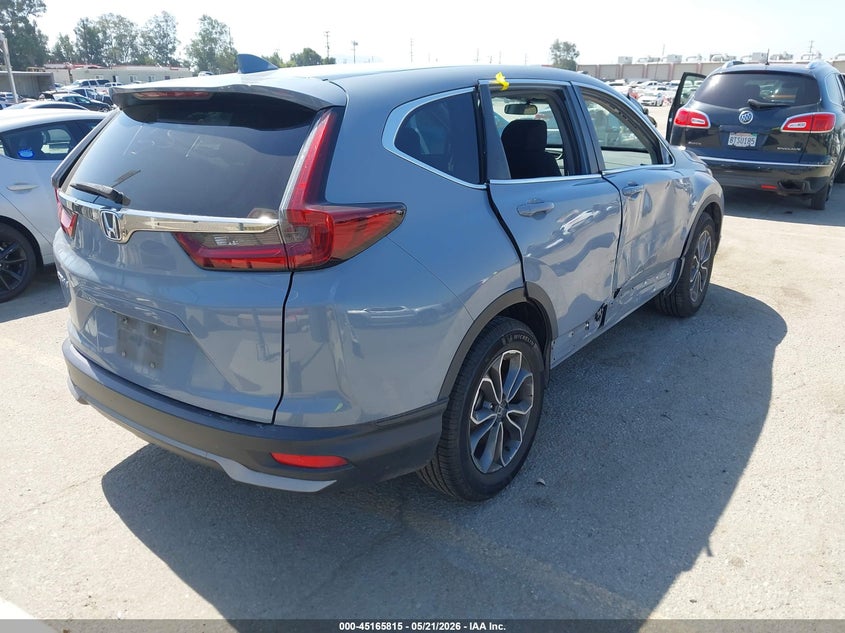 2021 Honda Cr-v VIN 5J6RW1H56MA013437 IAAI salvage auction — RIGHT SIDE, Salvage (California), sold $8,200 on 2026-07-29 (photo 4)
