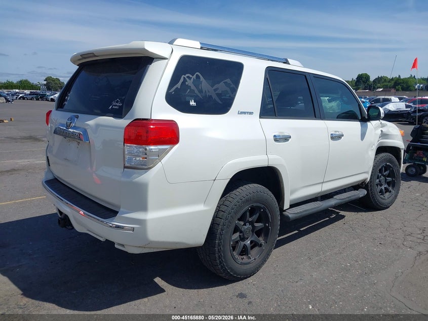 2010 Toyota 4runner VIN JTEBU5JR2A5000198 IAAI salvage auction — RIGHT FRONT, Salvage (Oregon), sold $8,100 on 2026-07-30 (photo 4)