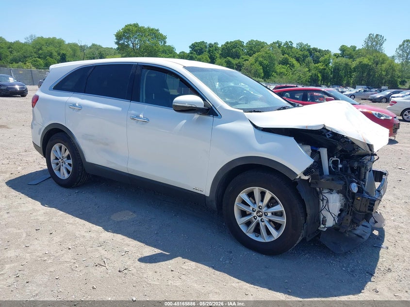 2019 Kia Sorento VIN 5XYPGDA53KG489132 IAAI salvage auction — FRONT END, Salvage (New Jersey), sold $1,950 on 2026-08-01 (photo 1)