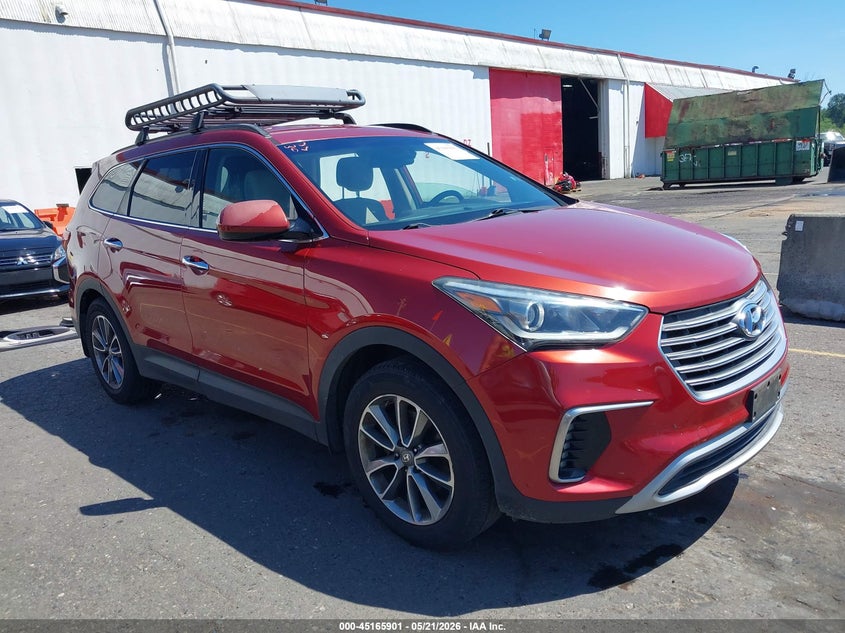 2017 Hyundai Santa fe VIN KM8SM4HFXHU187776 IAAI salvage auction — LEFT SIDE, Salvage (Oregon), sold $3,100 on 2026-07-23 (photo 1)