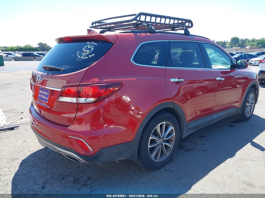 2017 Hyundai Santa fe VIN KM8SM4HFXHU187776 IAAI salvage auction — LEFT SIDE, Salvage (Oregon), sold $3,100 on 2026-07-23 (photo 4)