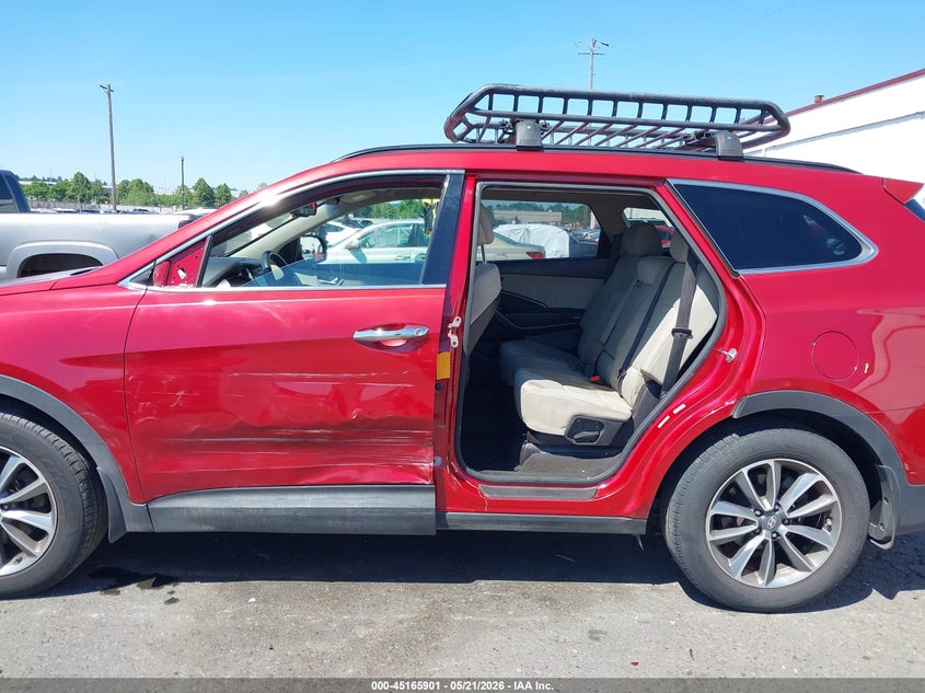2017 Hyundai Santa fe VIN KM8SM4HFXHU187776 IAAI salvage auction — LEFT SIDE, Salvage (Oregon), sold $3,100 on 2026-07-23 (photo 6)