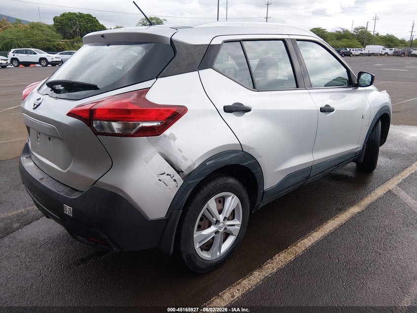 2018 Nissan Kicks VIN 3N1CP5CU4JL536039 IAAI salvage auction — REAR END, Clear (Hawaii), sold $2,550 on 2026-07-23 (photo 4)