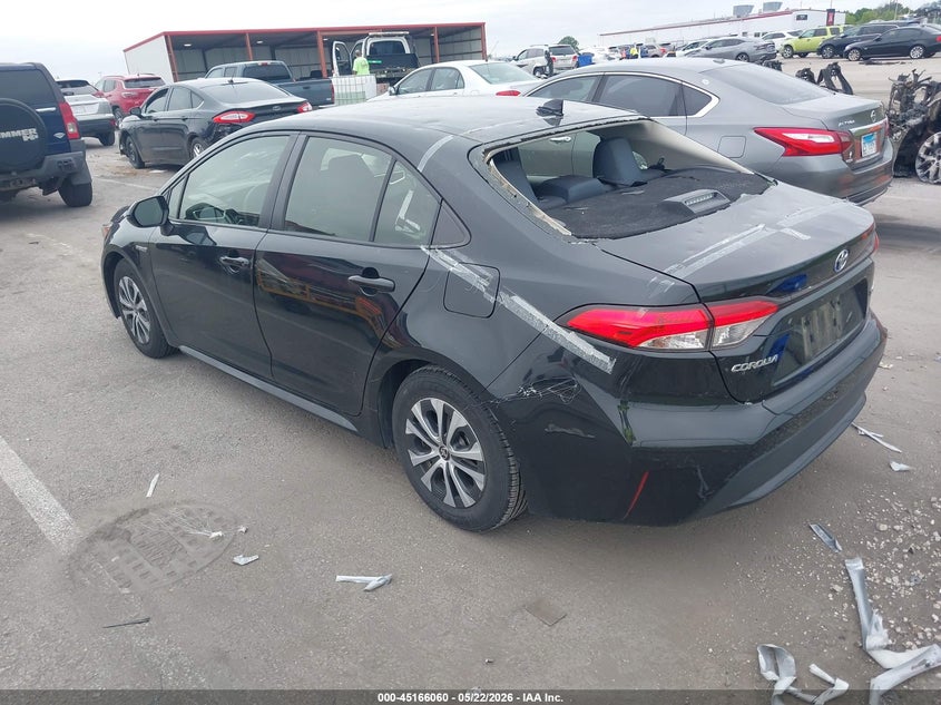 2021 Toyota Corolla VIN JTDEAMDE2MJ003837 IAAI salvage auction — HAIL, Clear (Missouri), sold $7,800 on 2026-07-14 (photo 3)