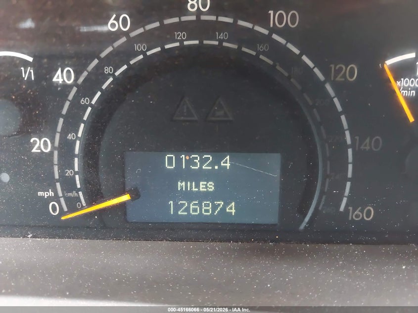 2005 Mercedes-benz VIN WDBNG84J75A449212 IAAI salvage auction — NORMAL WEAR, Clear (Tennessee), sold $625 on 2026-07-15 (photo 7)
