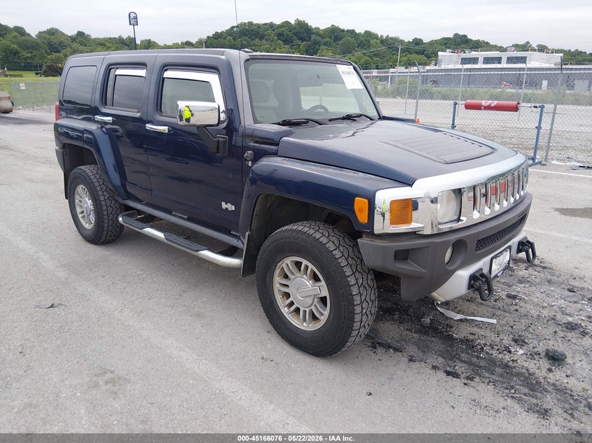 2008 Hummer H3 VIN 5GTEN13L388120741 IAAI salvage auction — HAIL, Salvage (Missouri), sold $7,625 on 2026-07-07 (photo 1)