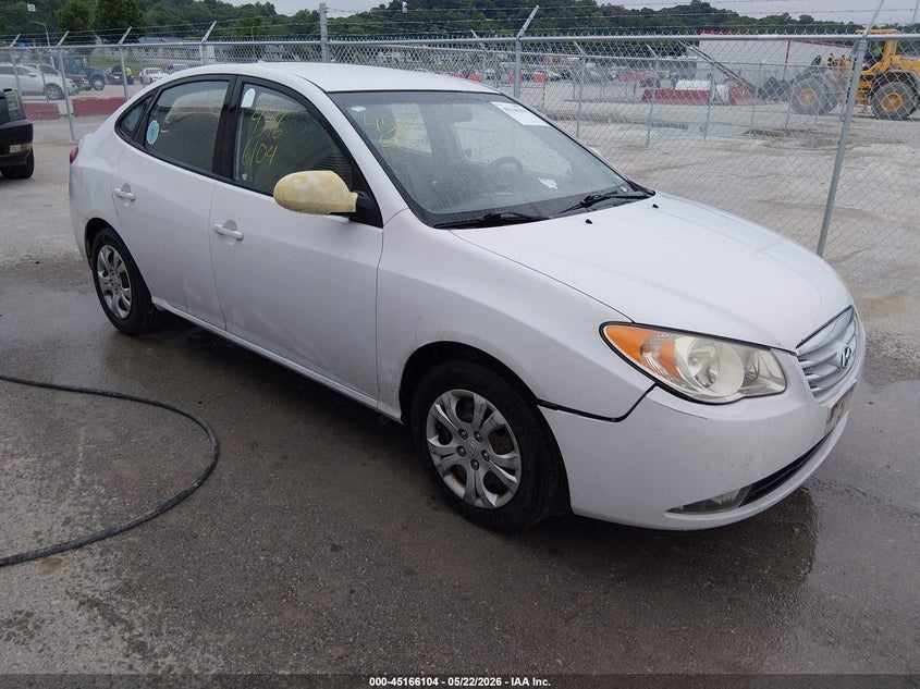 2010 Hyundai Elantra VIN KMHDU4AD2AU838289 IAAI salvage auction — NORMAL WEAR, Repossessed (Missouri), sold $675 on 2026-07-07 (photo 1)