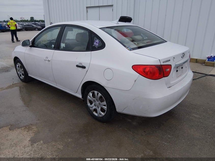 2010 Hyundai Elantra VIN KMHDU4AD2AU838289 IAAI salvage auction — NORMAL WEAR, Repossessed (Missouri), sold $675 on 2026-07-07 (photo 3)