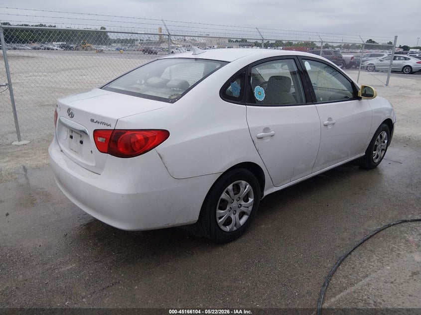 2010 Hyundai Elantra VIN KMHDU4AD2AU838289 IAAI salvage auction — NORMAL WEAR, Repossessed (Missouri), sold $675 on 2026-07-07 (photo 4)