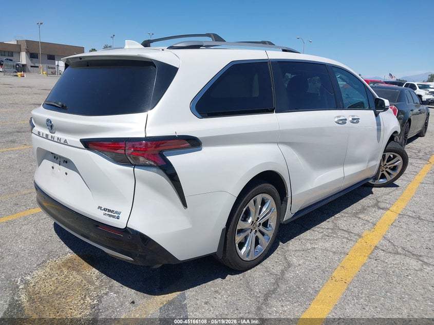 2024 Toyota Sienna VIN 5TDERKEC3RS209317 IAAI salvage auction — FRONT END, Non-Repairable (California), sold $8,100 on 2026-08-20 (photo 4)