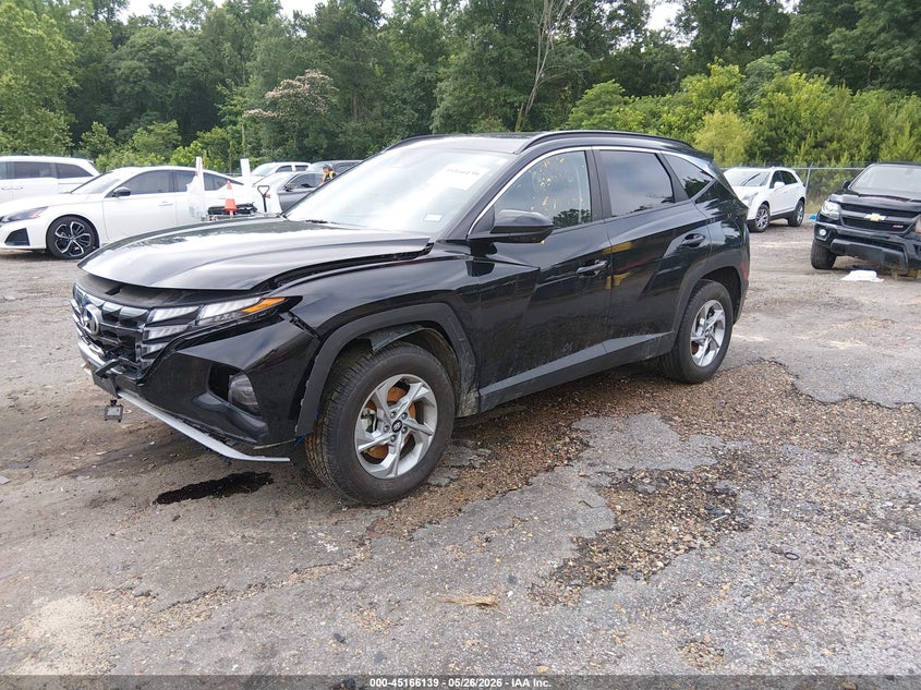 2024 Hyundai Tucson VIN 5NMJBCDE7RH338904 IAAI salvage auction — FRONT & REAR, Salvage (Mississippi), sold $4,600 on 2026-07-09 (photo 2)