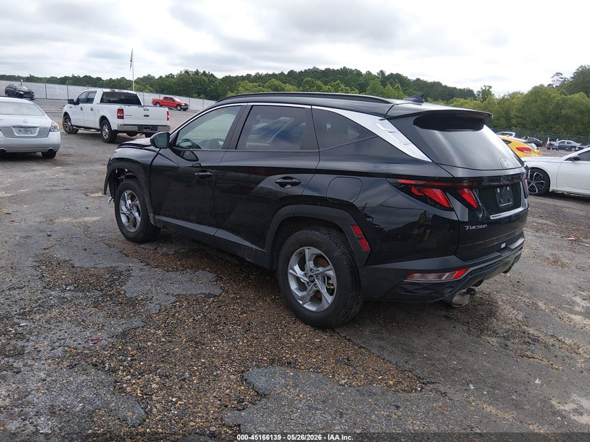 2024 Hyundai Tucson VIN 5NMJBCDE7RH338904 IAAI salvage auction — FRONT & REAR, Salvage (Mississippi), sold $4,600 on 2026-07-09 (photo 3)